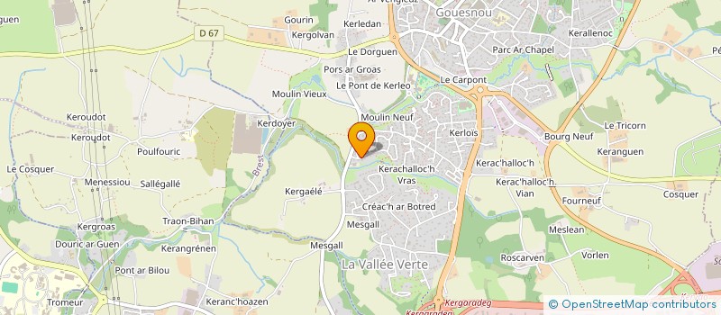 localisation de l'entreprise MONSIEUR QUENTIN LEROY à GOUESNOU