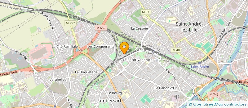 localisation de l'entreprise MONSIEUR QUENTIN LEROY  LAMBERSART