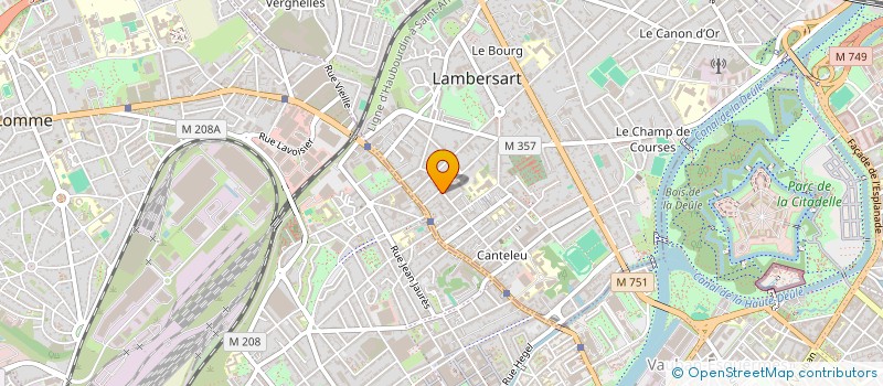 localisation de l'entreprise MONSIEUR QUENTIN LESCUT  LAMBERSART