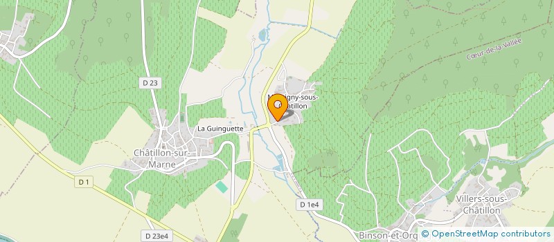 localisation de l'entreprise MONSIEUR QUENTIN LEVEAU à CHATILLON-SUR-MARNE