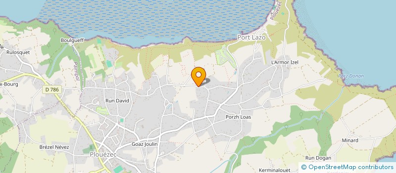 localisation de l'entreprise MONSIEUR QUENTIN LEVEN  PLOUEZEC