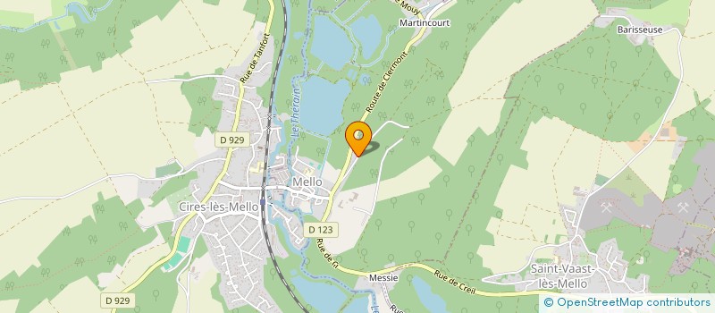 localisation de l'entreprise MONSIEUR QUENTIN LEVEQUE  MELLO