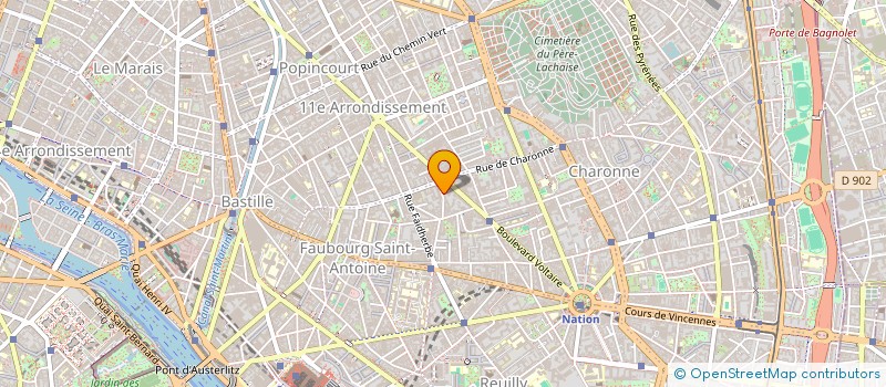 localisation de l'entreprise MONSIEUR QUENTIN LHUISSIER  PARIS