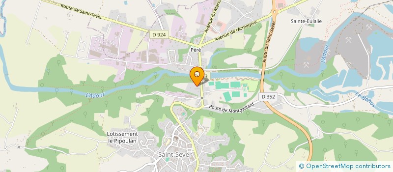 localisation de l'entreprise MONSIEUR QUENTIN LINDNER à SAINT-SEVER