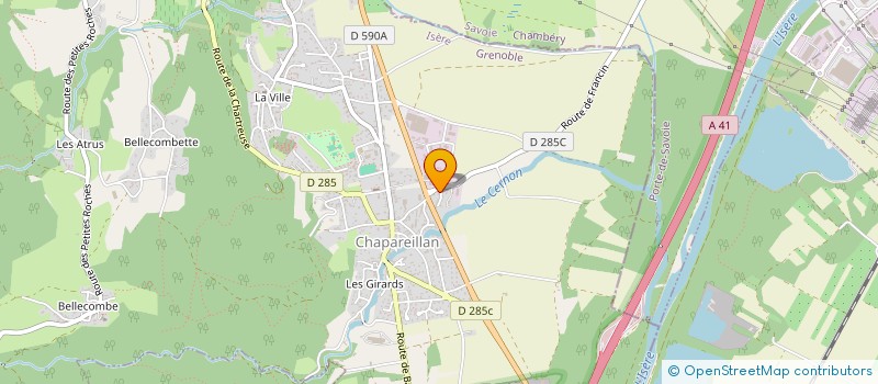 localisation de l'entreprise MONSIEUR QUENTIN LOIR  CHAPAREILLAN