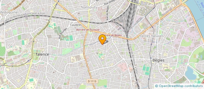localisation de l'entreprise MONSIEUR QUENTIN LOMENIE à BEGLES
