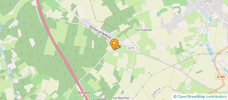 localisation de l'entreprise MONSIEUR QUENTIN LORGUEILLEUX  LAVERNAT