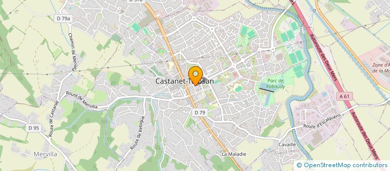 localisation de l'entreprise MONSIEUR QUENTIN LOUBET à CASTANET-TOLOSAN