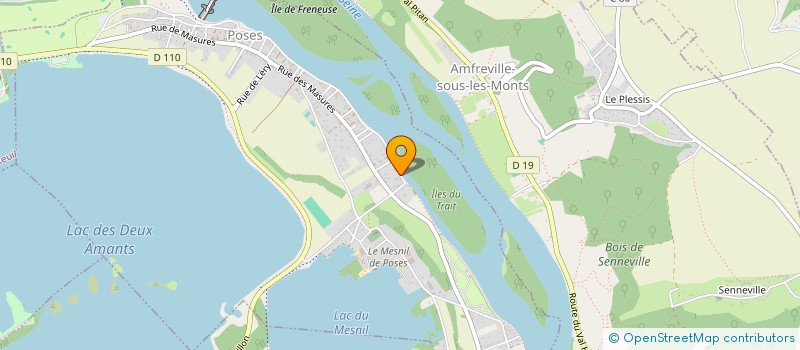 localisation de l'entreprise MONSIEUR QUENTIN LOUIS  POSES