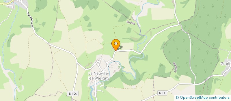 localisation de l'entreprise MONSIEUR QUENTIN LOUIS  LA NEUVILLE-LES-WASIGNY