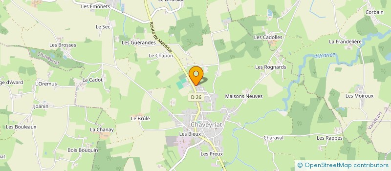 localisation de l'entreprise MONSIEUR QUENTIN LOUP à CHAVEYRIAT