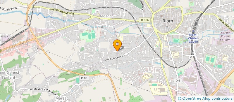 localisation de l'entreprise MONSIEUR QUENTIN LOURS  MOZAC