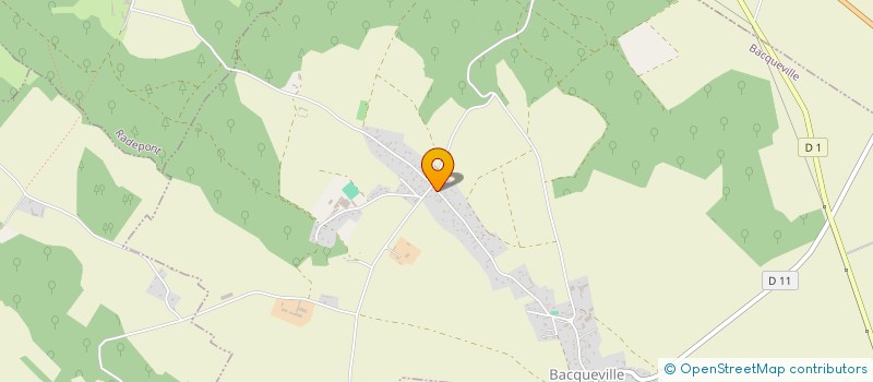 localisation de l'entreprise MONSIEUR QUENTIN LOYAU  BACQUEVILLE