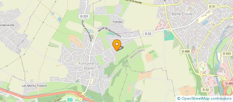 localisation de l'entreprise MONSIEUR QUENTIN LOZOUET  FONTAINE-LA-MALLET