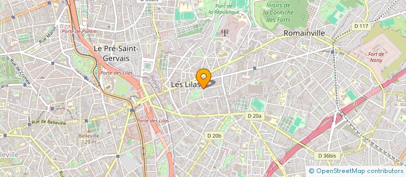 localisation de l'entreprise MONSIEUR QUENTIN LUKACS à LES LILAS