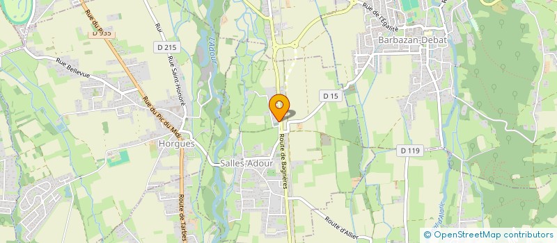 localisation de l'entreprise MONSIEUR QUENTIN LUZET  SALLES-ADOUR