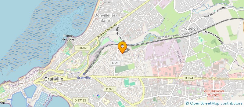 localisation de l'entreprise MONSIEUR QUENTIN MABBOUX  GRANVILLE