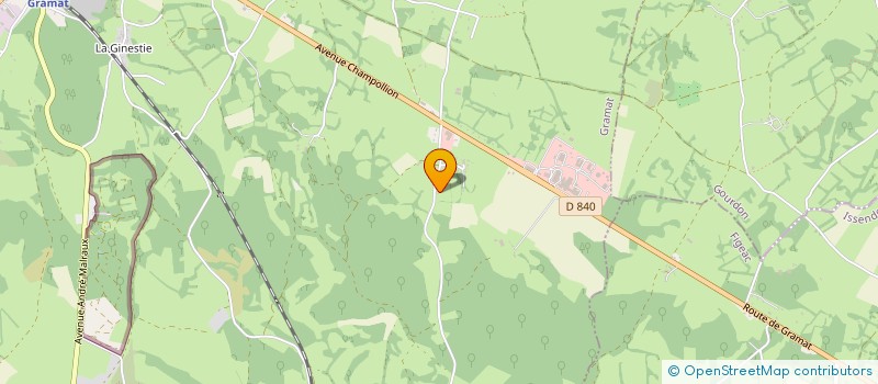 localisation de l'entreprise MONSIEUR QUENTIN MACAINE DELMAS  GRAMAT