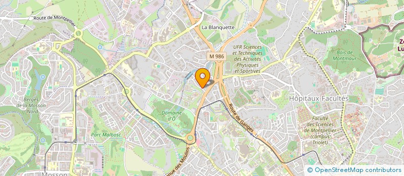 localisation de l'entreprise MONSIEUR QUENTIN MALRIEU à MONTPELLIER