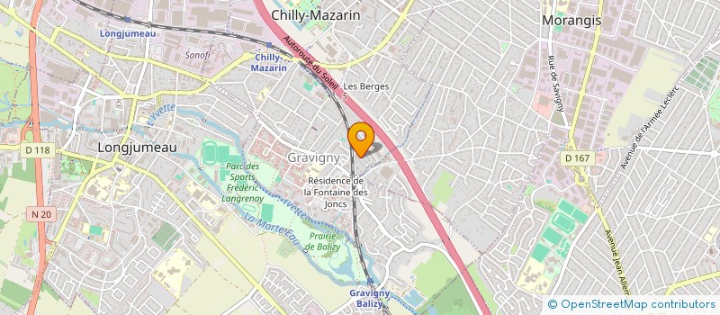 localisation de l'entreprise MONSIEUR QUENTIN MANAT-TOURE  CHILLY-MAZARIN