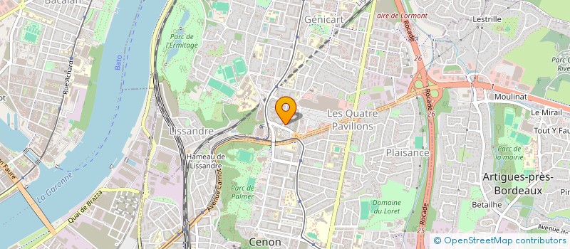 localisation de l'entreprise MONSIEUR QUENTIN MANDON  LORMONT