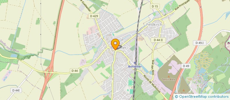 localisation de l'entreprise MONSIEUR QUENTIN MANGEL  STEINBACH