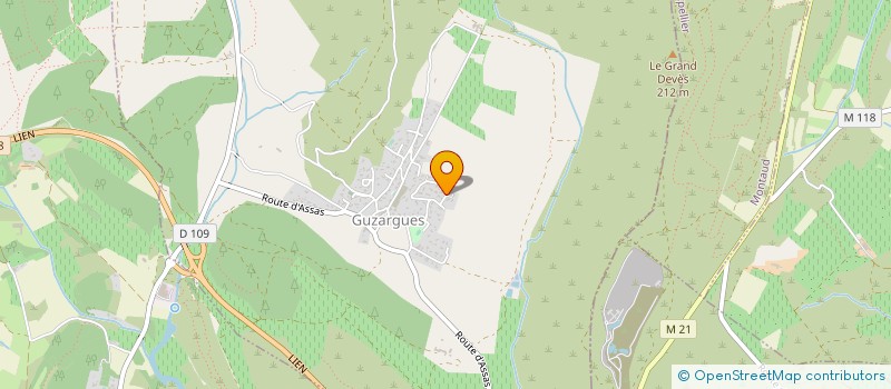localisation de l'entreprise MONSIEUR QUENTIN MANY  GUZARGUES