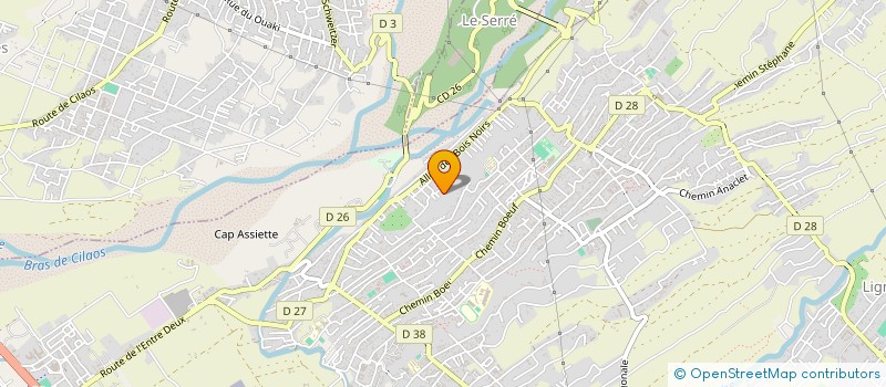 localisation de l'entreprise MONSIEUR QUENTIN MANZATO  SAINT-PIERRE