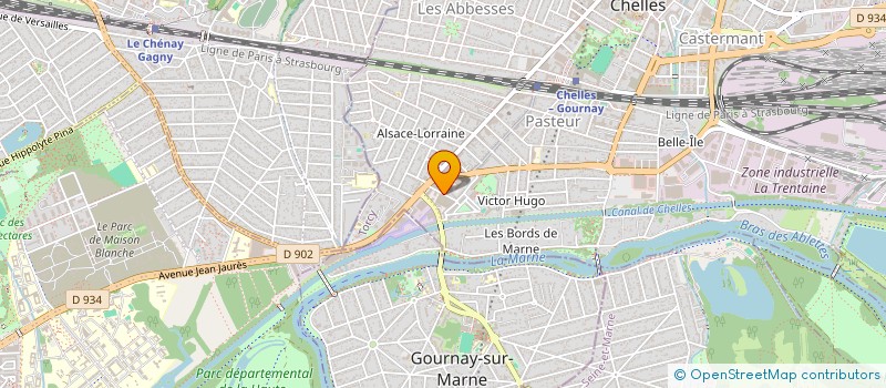 localisation de l'entreprise MONSIEUR QUENTIN MARCE  CHELLES