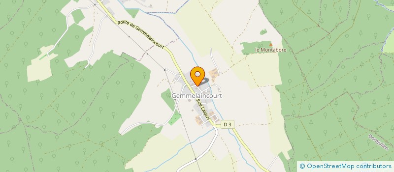 localisation de l'entreprise MONSIEUR QUENTIN MARCHAL  GEMMELAINCOURT