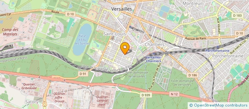 localisation de l'entreprise MONSIEUR QUENTIN MARIE à VERSAILLES