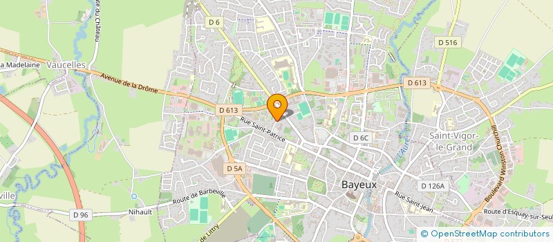 localisation de l'entreprise MONSIEUR QUENTIN MARIE  BAYEUX