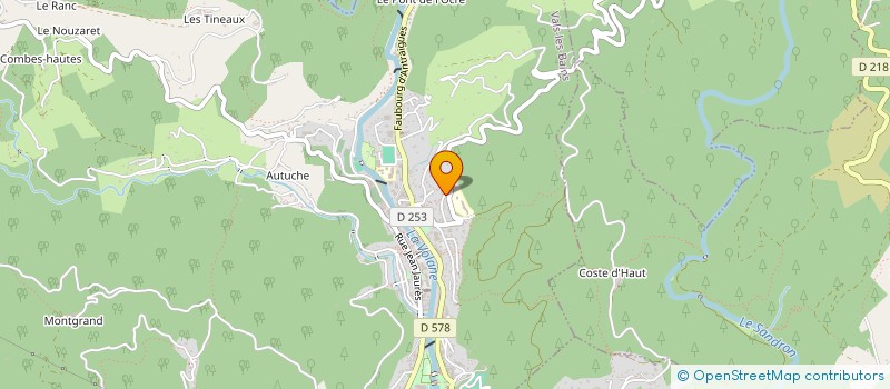 localisation de l'entreprise MONSIEUR QUENTIN MARION à VALS-LES-BAINS