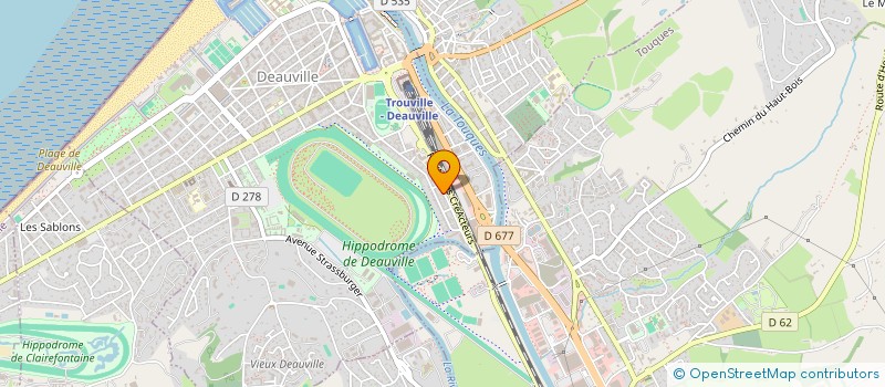 localisation de l'entreprise MONSIEUR QUENTIN MARMION  DEAUVILLE