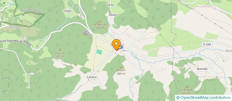localisation de l'entreprise MONSIEUR QUENTIN MARPINARD à CAZAVET