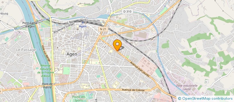 localisation de l'entreprise MONSIEUR QUENTIN MARREC  AGEN