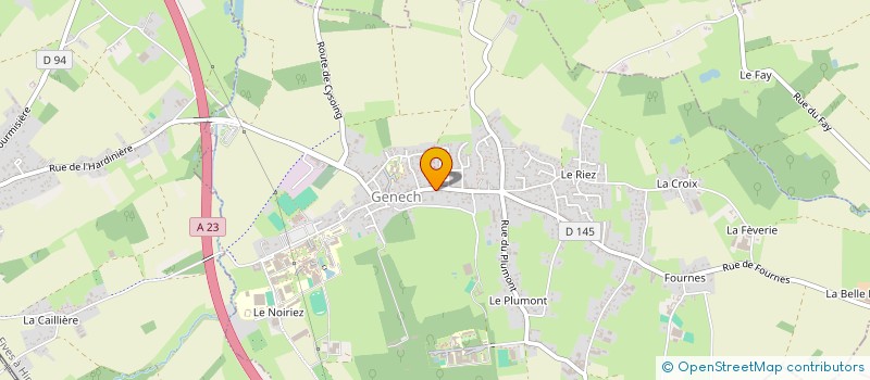 localisation de l'entreprise MONSIEUR QUENTIN MARSON  GENECH