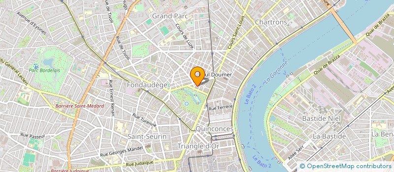 localisation de l'entreprise MONSIEUR QUENTIN MARTIAL  BORDEAUX