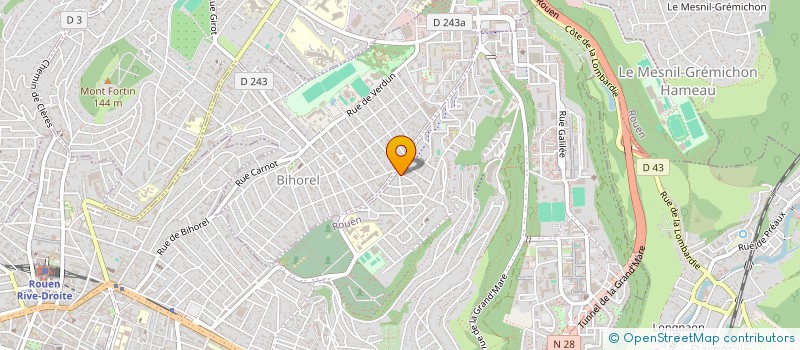 localisation de l'entreprise MONSIEUR QUENTIN MARTINVALET  ROUEN