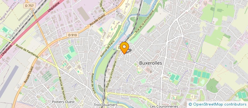 localisation de l'entreprise MONSIEUR QUENTIN MAS  BUXEROLLES