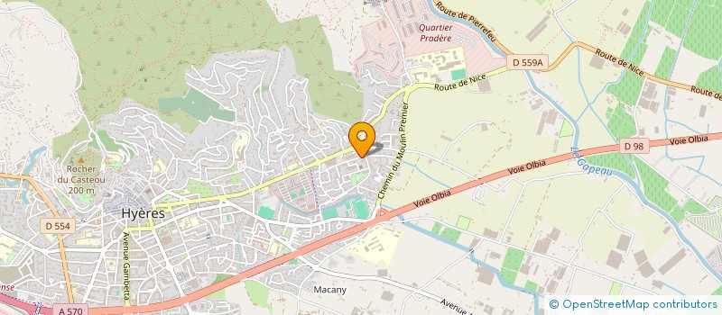 localisation de l'entreprise MONSIEUR QUENTIN MASSA à HYERES