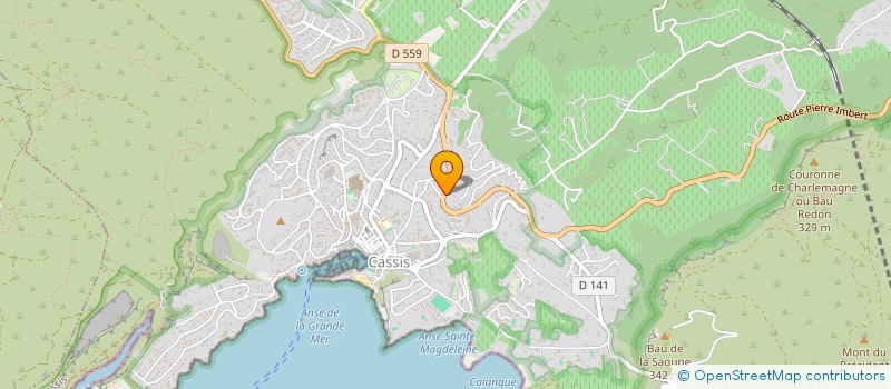 localisation de l'entreprise MONSIEUR QUENTIN MASSARDO à CASSIS