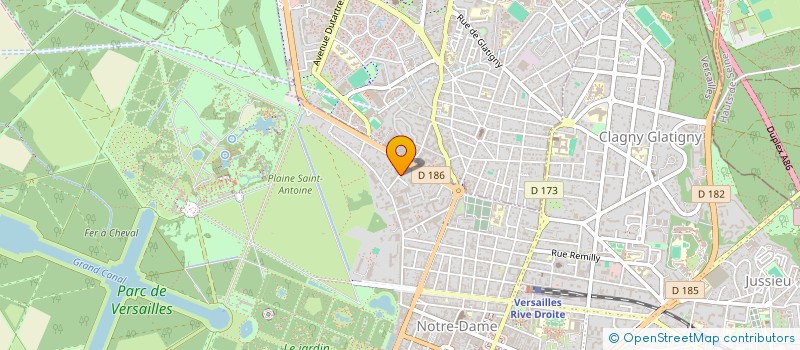 localisation de l'entreprise MONSIEUR QUENTIN MASSE à VERSAILLES