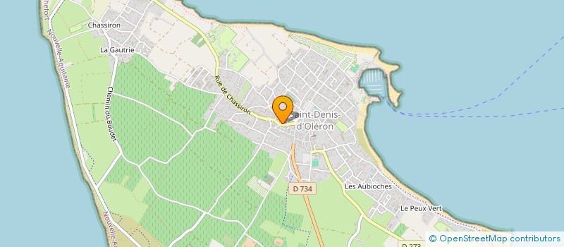 localisation de l'entreprise MONSIEUR QUENTIN MASSE  SAINT-DENIS-D'OLERON