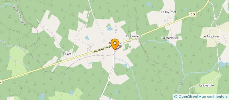 localisation de l'entreprise MONSIEUR QUENTIN MAURY  PARCOUL-CHENAUD