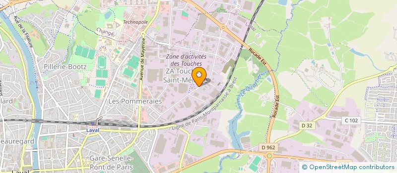 localisation de l'entreprise MONSIEUR QUENTIN MEIGNAN à LAVAL
