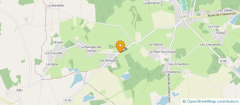 localisation de l'entreprise MONSIEUR QUENTIN MENARD à LUANT