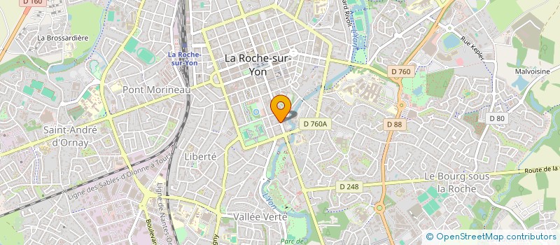 localisation de l'entreprise MONSIEUR QUENTIN MENARD à LA ROCHE-SUR-YON