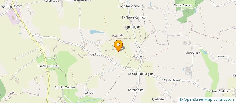 localisation de l'entreprise MONSIEUR QUENTIN MENGUAL  LE TREVOUX