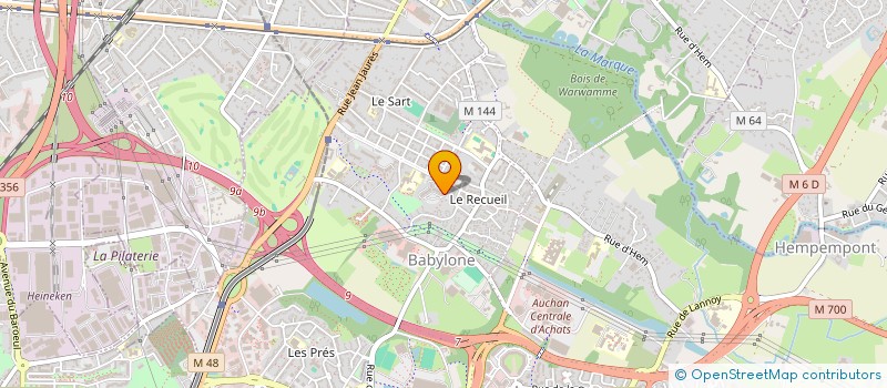 localisation de l'entreprise MONSIEUR QUENTIN MERAT à VILLENEUVE-D'ASCQ